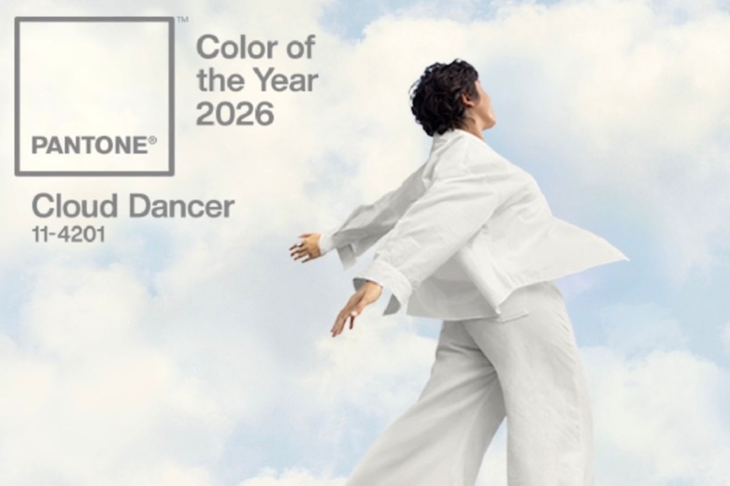 Cloud Dancer es el Pantone 2026 y es… blanco: ¿En serio hay distintos tonos de blanco?