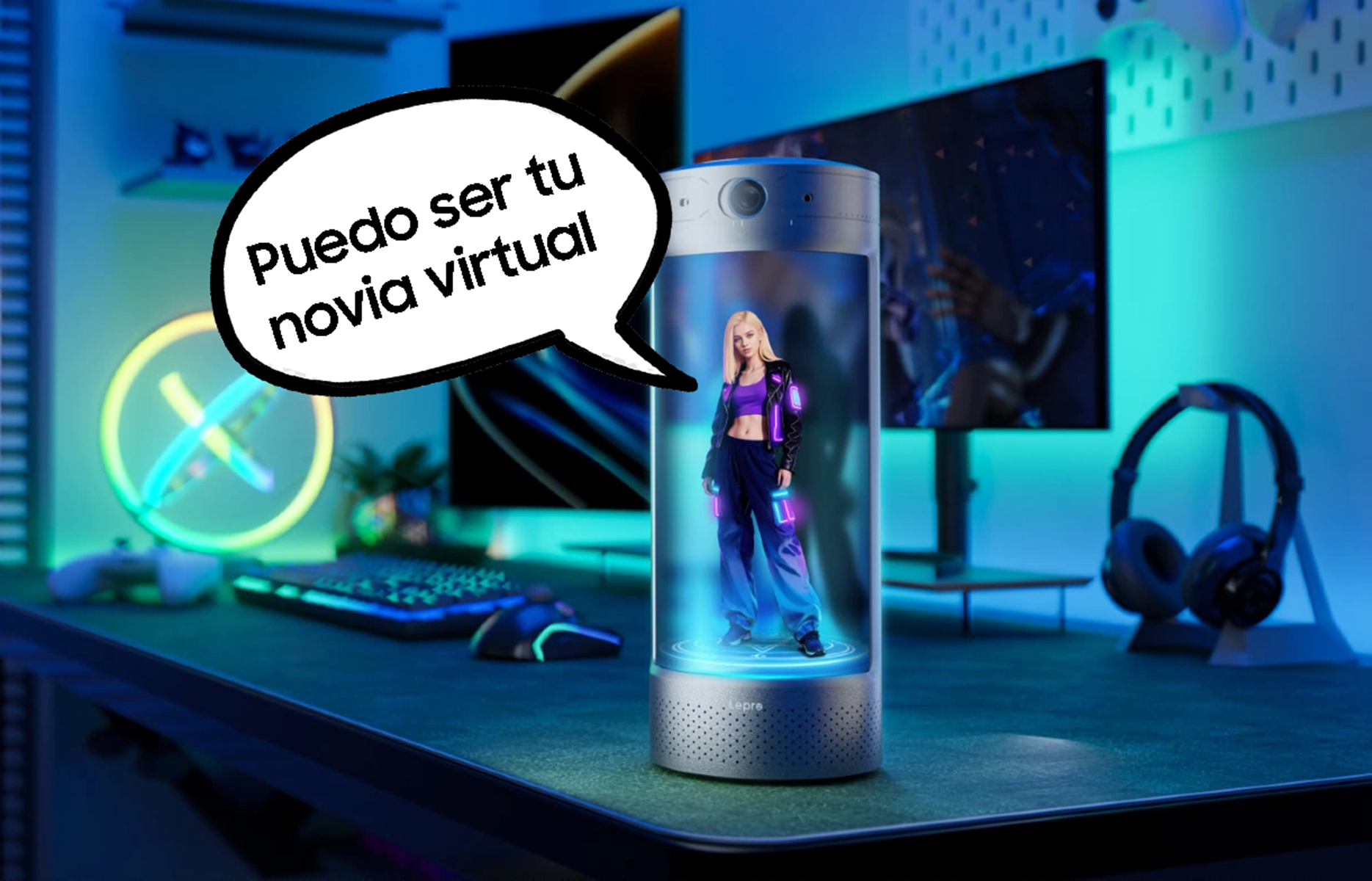 Virtual Terminal Razer La IA viene fuerte en 2026. Así es la novia virtual y holográfica de ...