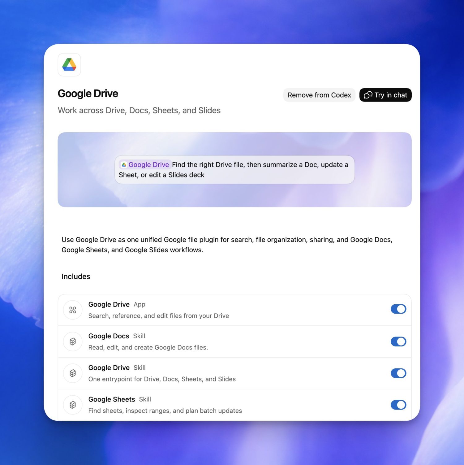 plugins de codex