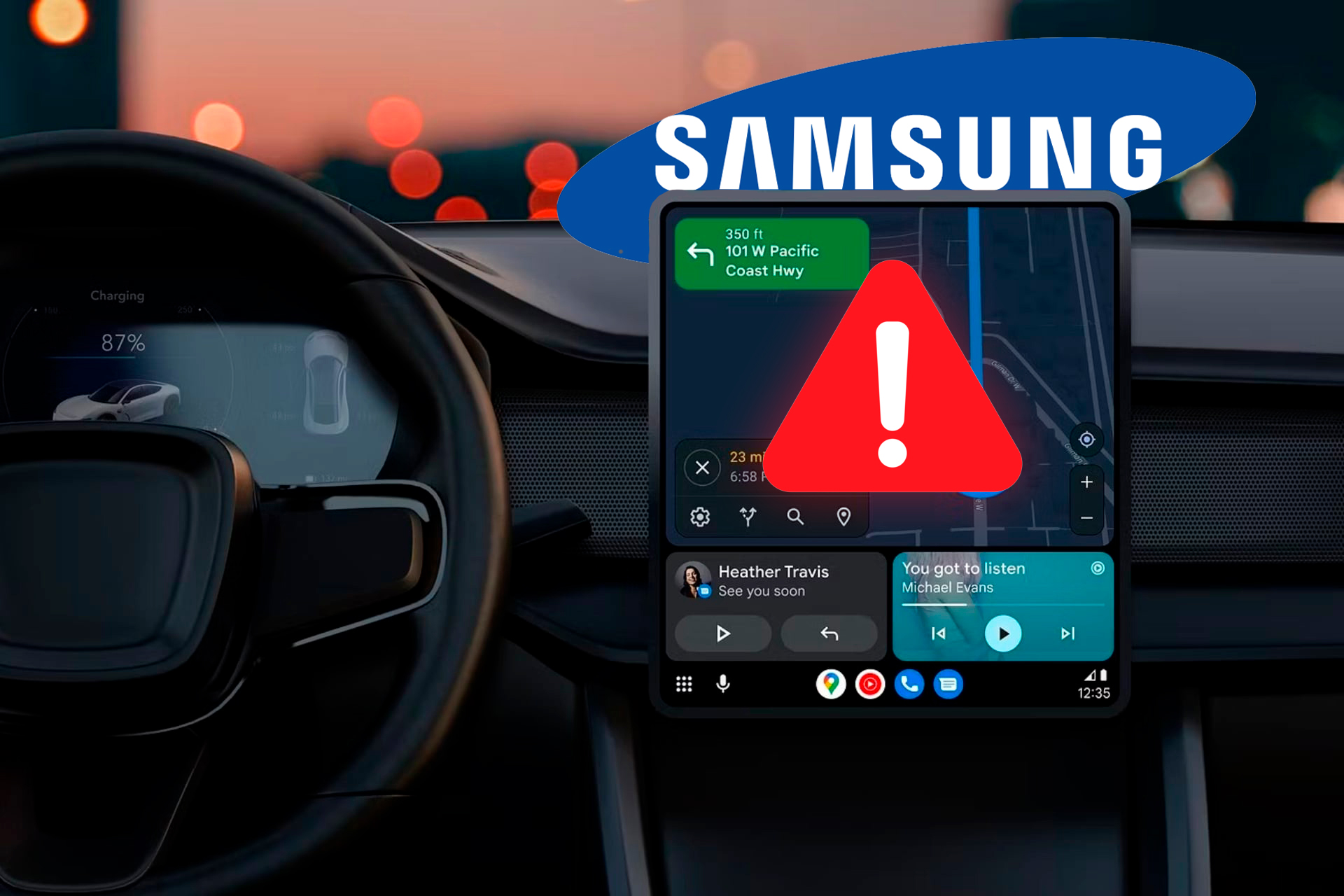 Android Auto y Samsung provocan el caos en Semana Santa. Los móviles Galaxy no paran de fallar (solución)