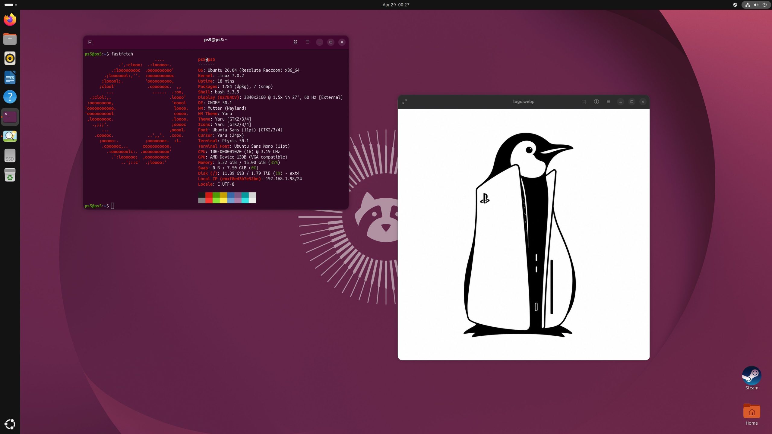 PS5 se convierte en PC con Linux