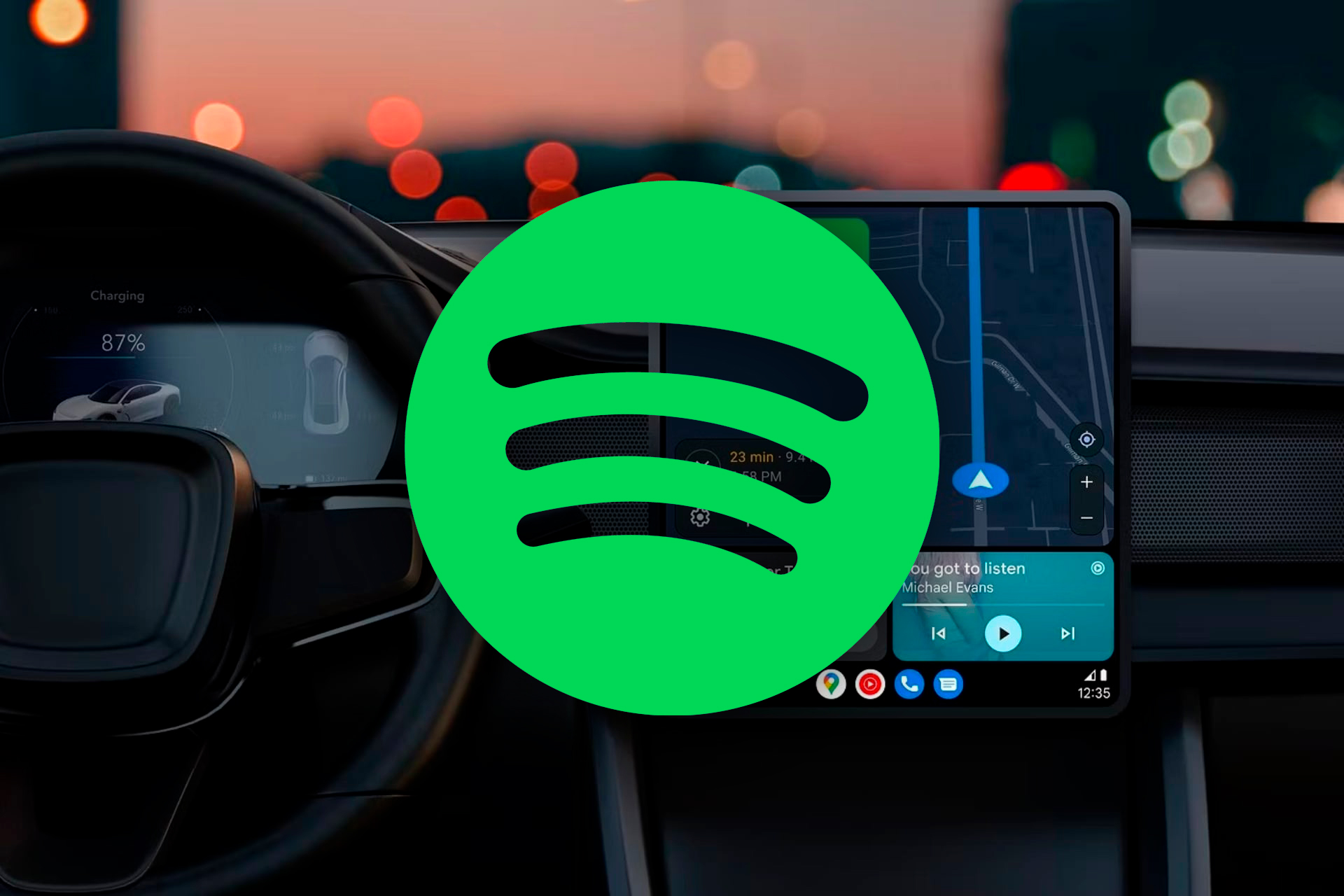 Spotify provoca el caos en Android Auto. La app de música ha dejado de funcionar y solo hay una solución