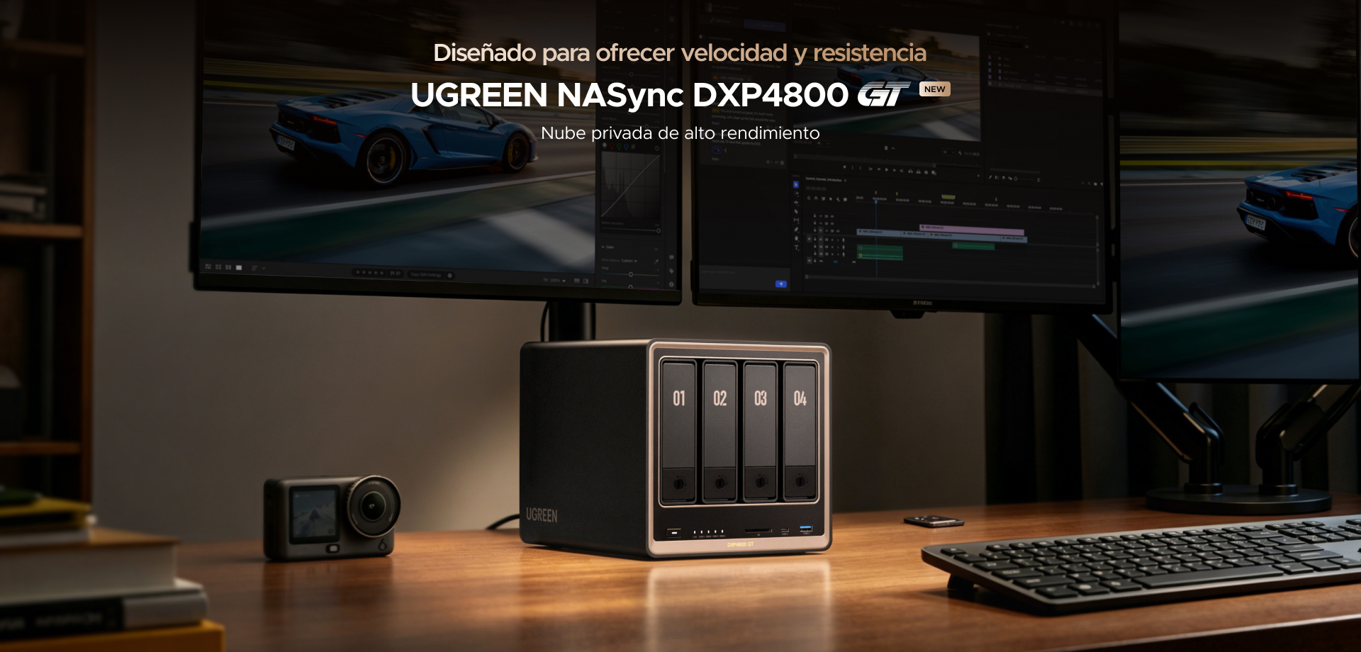 UGREEN presenta sus nuevos NAS, almacenamiento rápido y fiable en un formato muy compacto