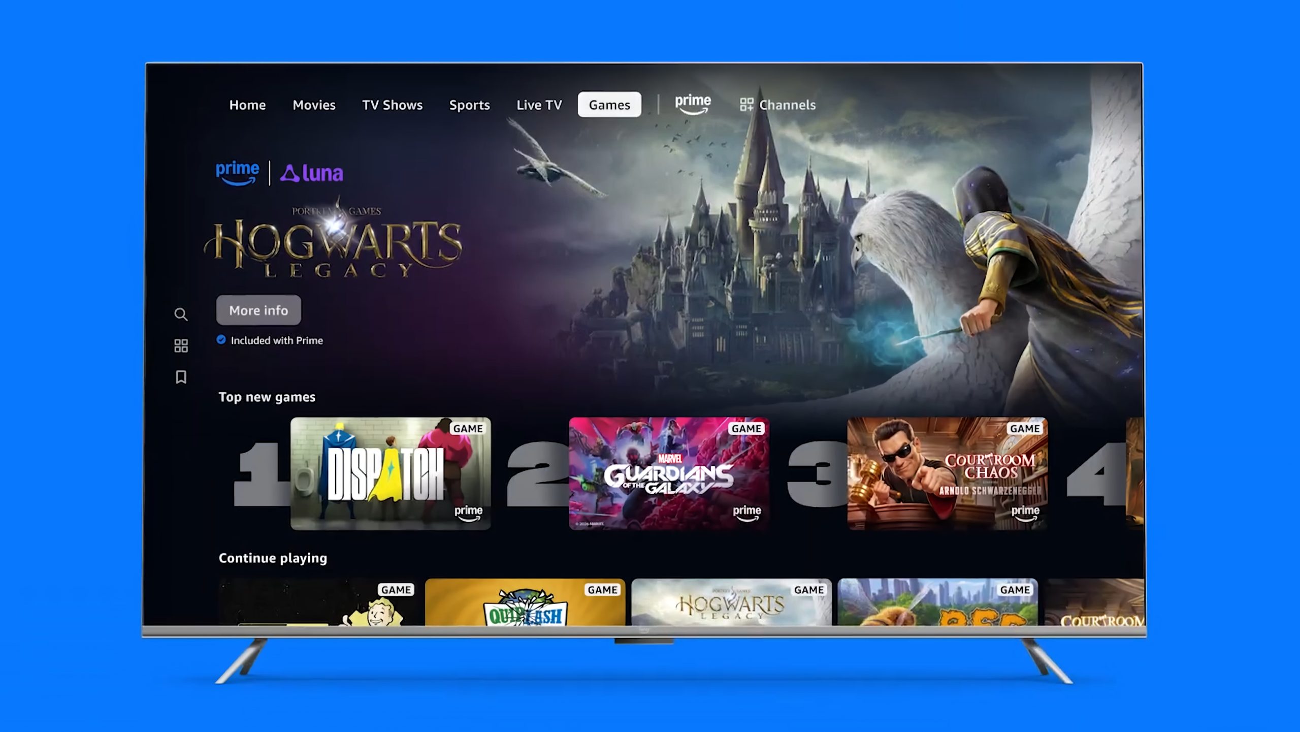 Prime Video añade videojuegos de la mano de Luna, la plataforma de gaming en la nube de Amazon