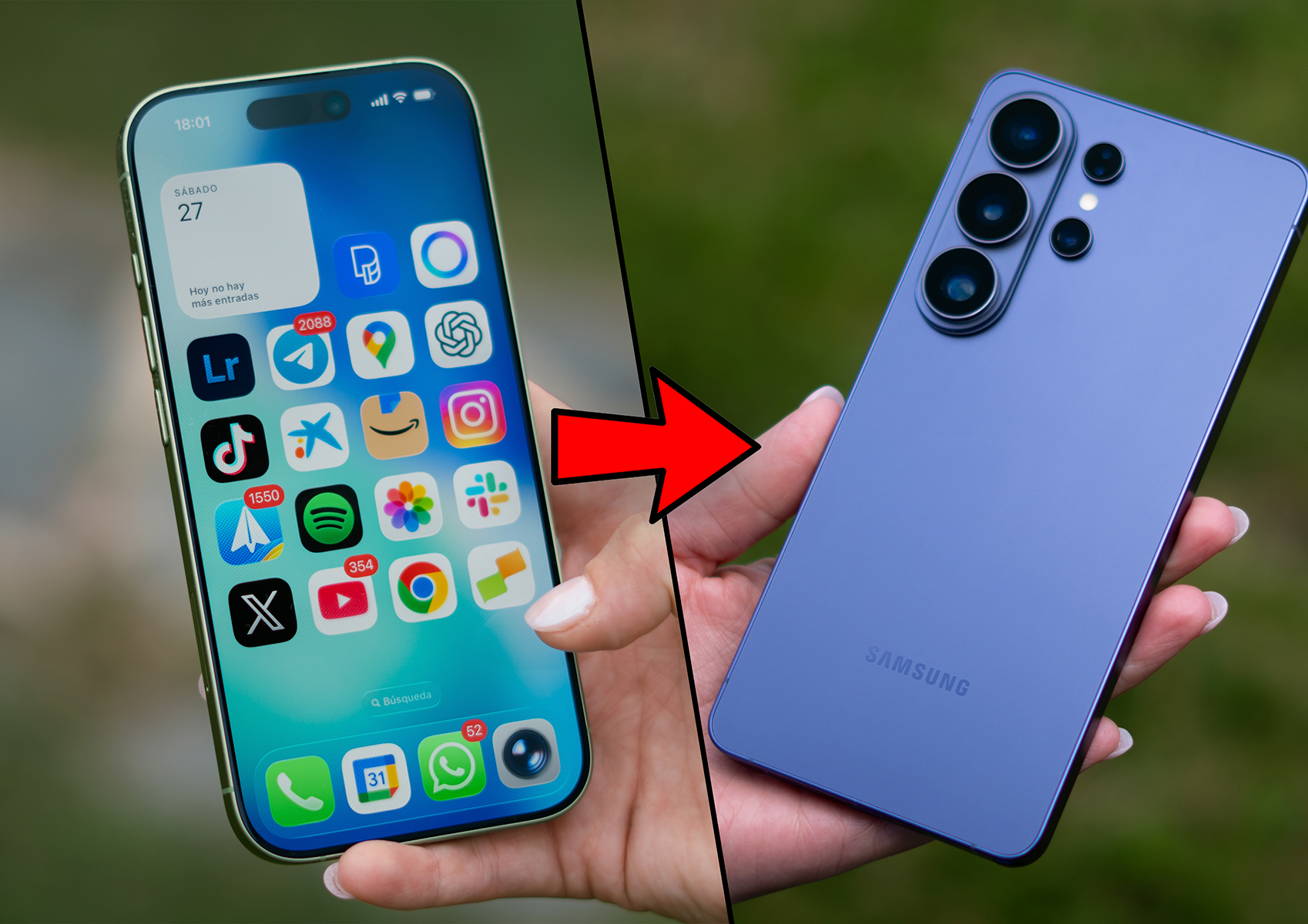 Pasar de iPhone a Android se hace más fácil